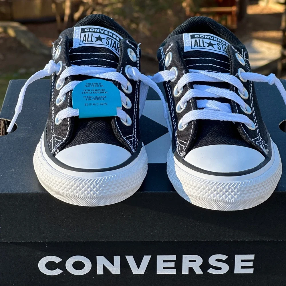 NEW Converse Chuck Taylor All Star Black CTAS Street - Toddler Little Kids Sz 11
